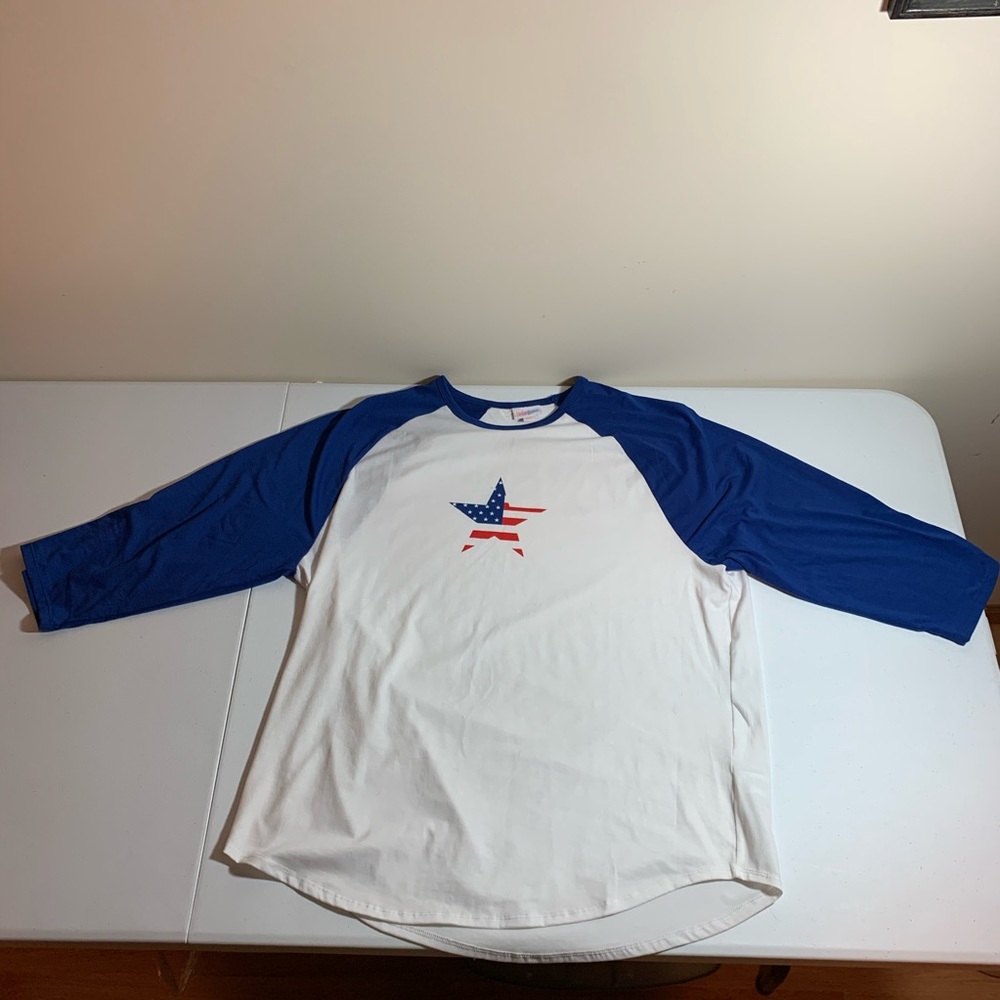 LuLaRoe - American Flag Star - 3X - Randy